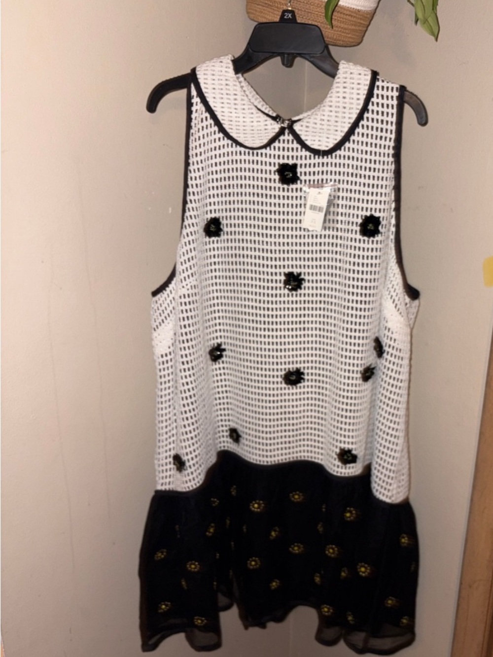 Maeve Sleeveless Embellished Drop-Waist Mini Dress